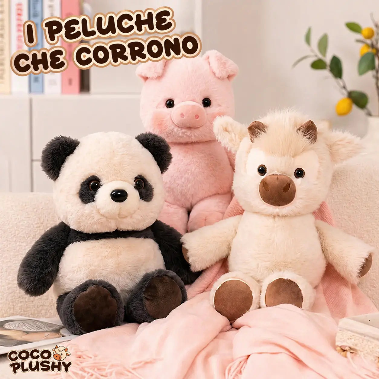 Coco™ Il Peluche che corre tra le tue braccia